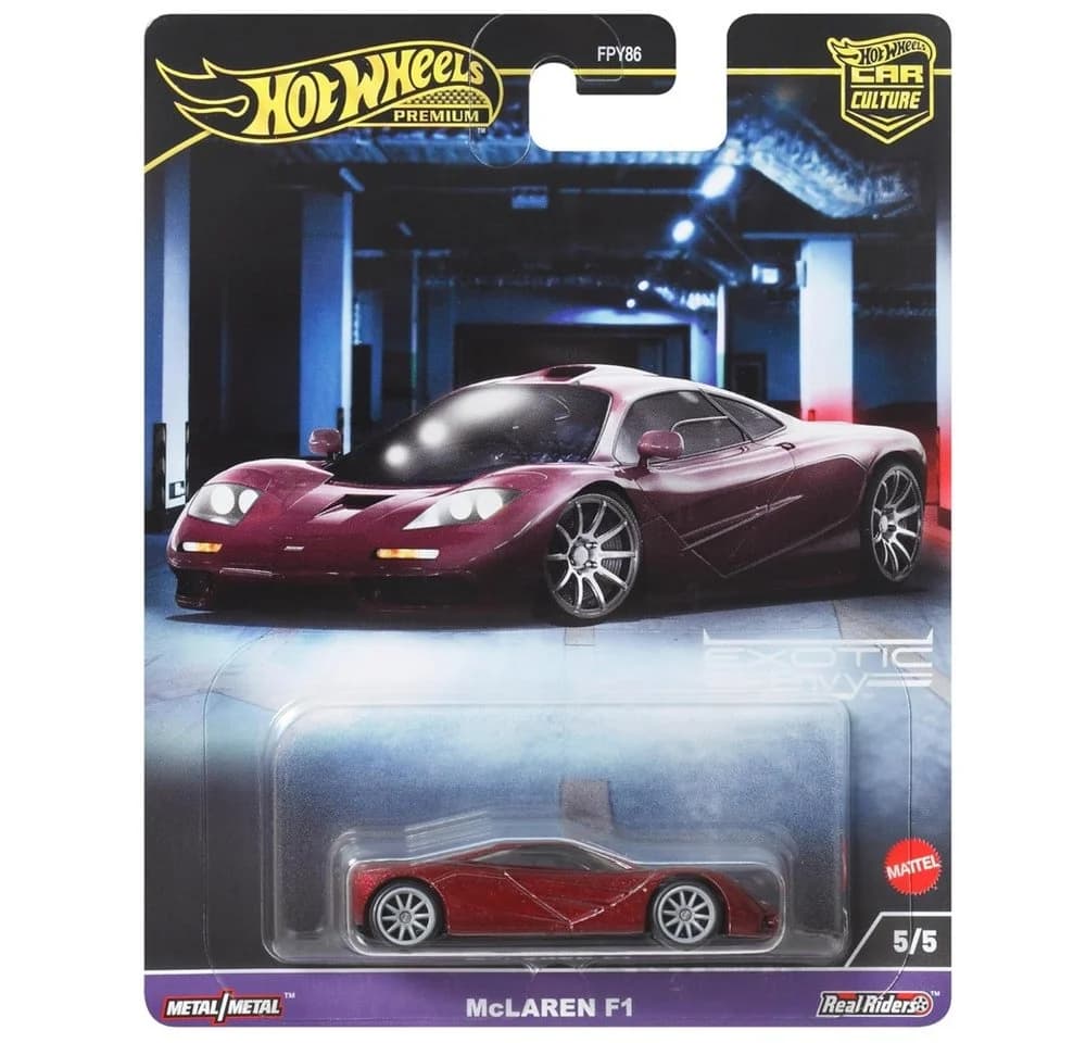 Hot Wheels Spielzeug-Rennwagen McLaren F1 HKC77 1:64 Die-Cast