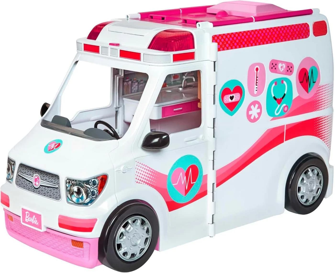 Mattel Barbie Spielwelt Krankenwagen 2-in-1 mit Licht und Sound - Bild 2