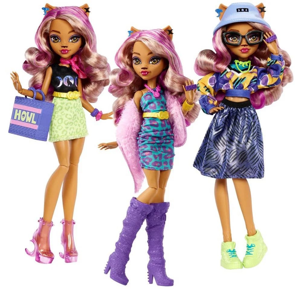 Mattel Monster High Anziehpuppe Clawdeen Wolf Fashion Spiel-Set mit Kleidung & Accessoires - Bild 4
