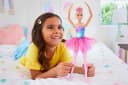 Barbie Anziehpuppe Dreamtopia Zauberlicht Ballerina (blond) mit Leucht-Kleid Bild 1