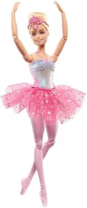 Barbie Anziehpuppe Dreamtopia Zauberlicht Ballerina (blond) mit Leucht-Kleid Bild 2