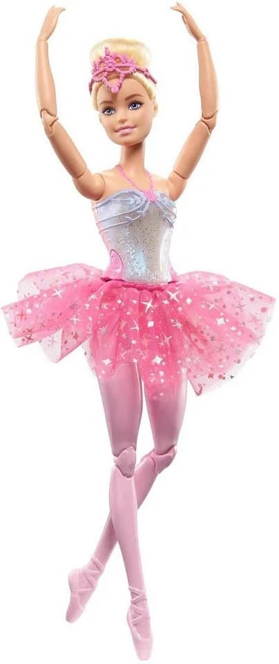 Barbie Anziehpuppe Dreamtopia Zauberlicht Ballerina (blond) mit Leucht-Kleid - Bild 2