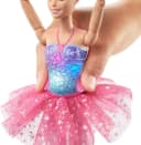 Barbie Anziehpuppe Dreamtopia Zauberlicht Ballerina (blond) mit Leucht-Kleid Bild 3