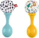 Fisher-Price Rassel Rumba-Rasseln mit Stoff, blau/gelb (Set, 2-tlg) Bild 1