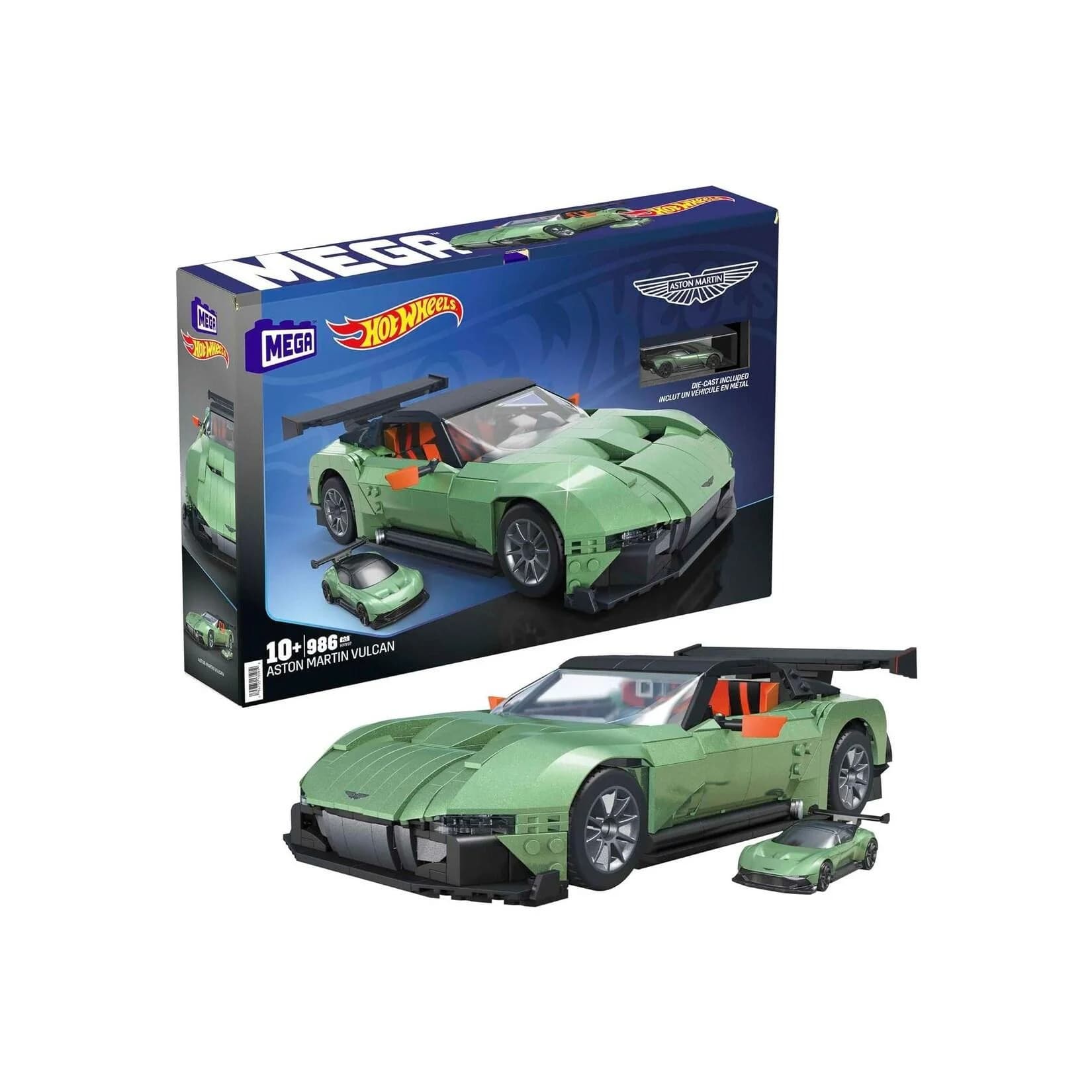 Mattel Hot Wheels MEGA Aston Martin Vulcan 1:18 Bausatz 986 Teile