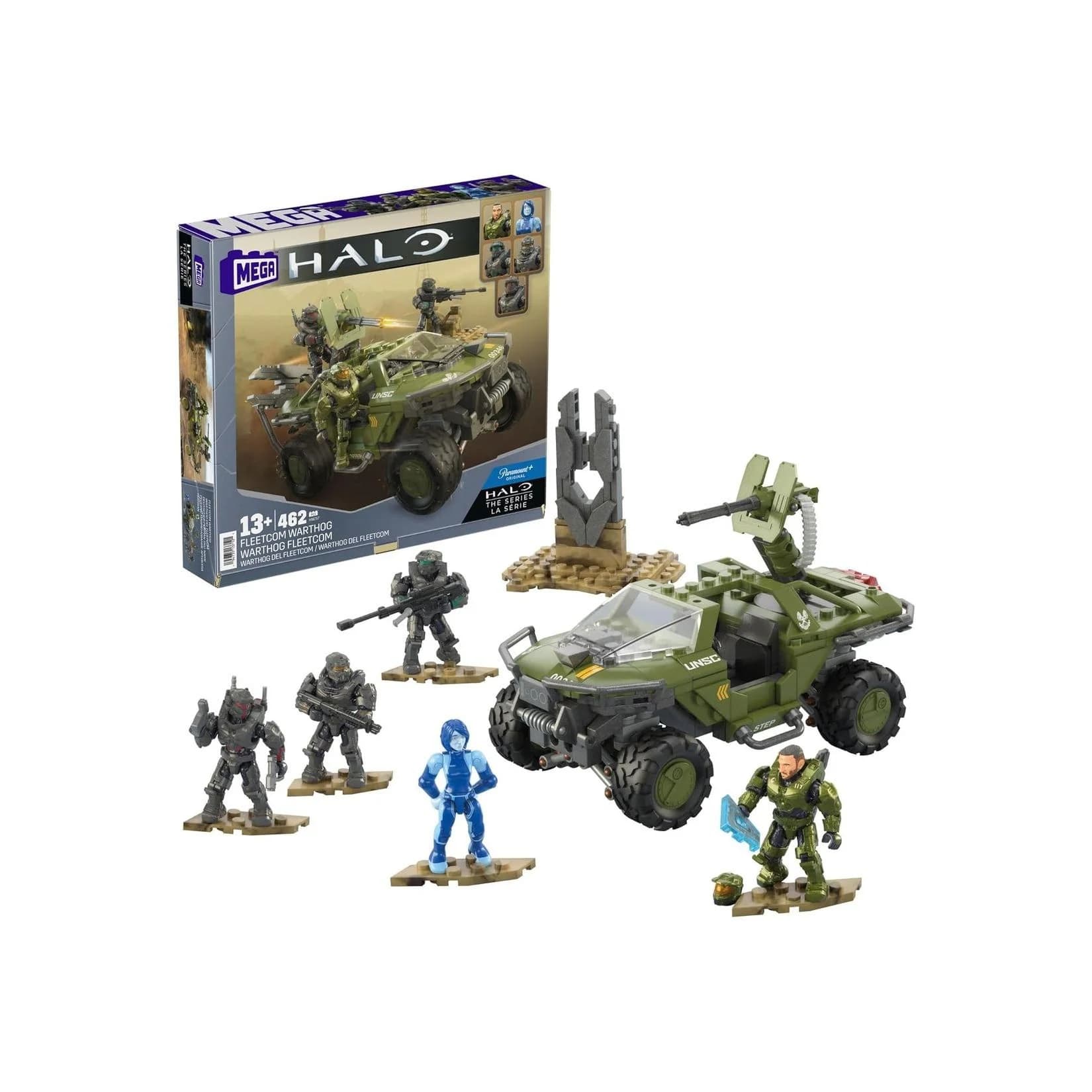 Mattel MEGA Halo Flotteneinsatzkommando Warthog Bausatz 462 Teile