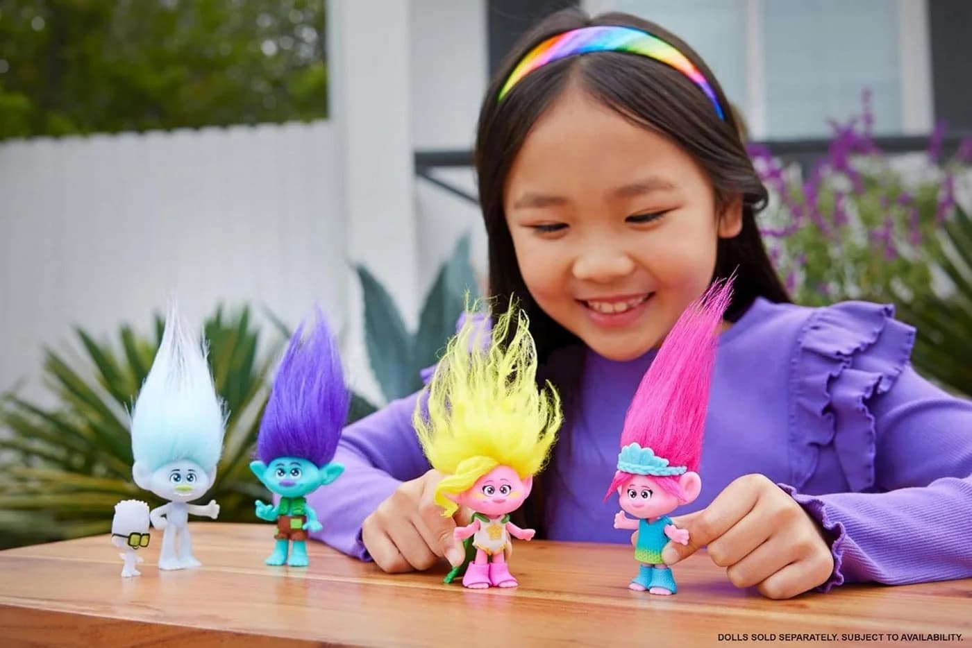 Mattel Trolls Spielfigur Königin Poppy Plüschhaar ab 3 Jahren