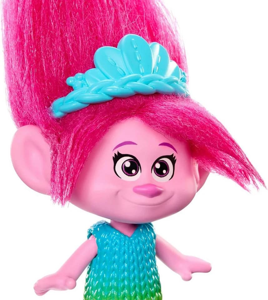 Mattel Trolls Plüschpuppe Königin Poppy mit Mode & Gelenken - Bild 4