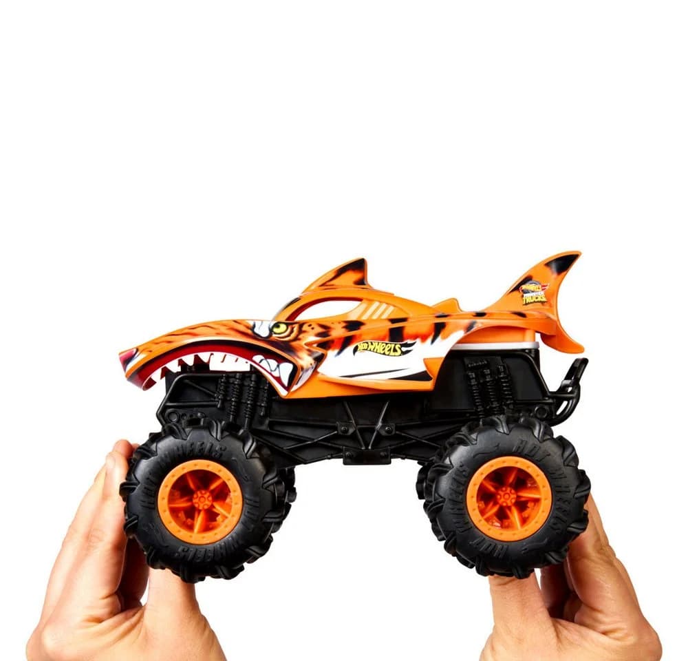 Mattel Hot Wheels RC Monster Truck Tiger Shark 1:24 Ferngesteuert - Bild 5