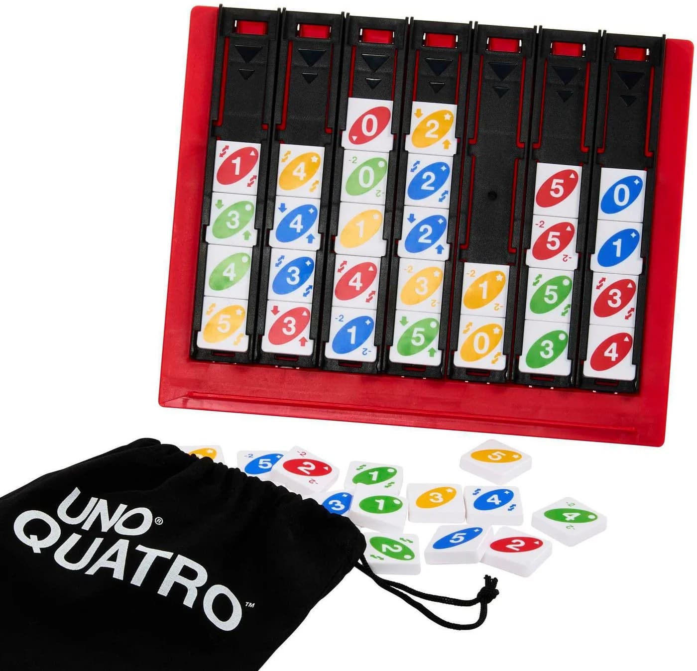 Mattel Games UNO Quatro Familienspiel Bunt Strategie - Bild 3