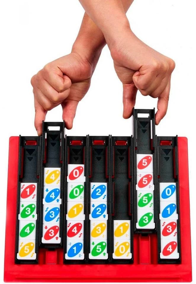 Mattel Games UNO Quatro Familienspiel Bunt Strategie - Bild 5