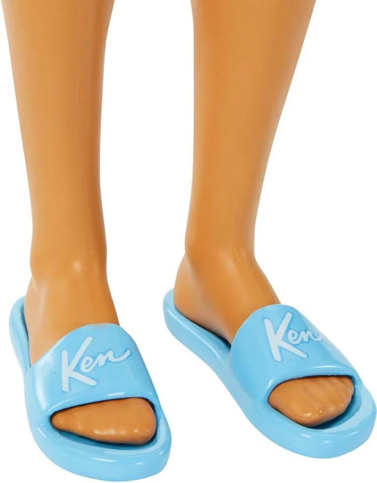 Mattel Barbie Anziehpuppe Blonde Ken mit Badehose und Strand-Accessoires - Bild 5