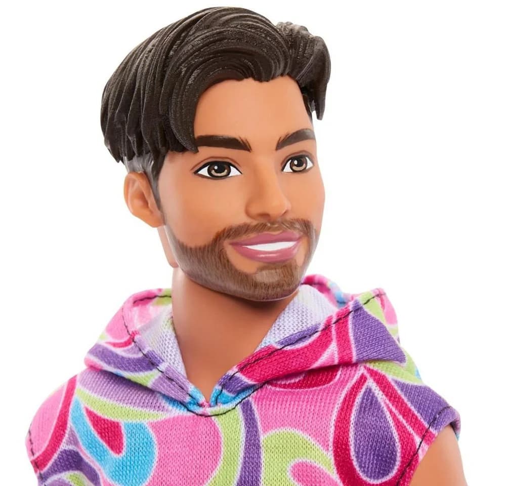 Mattel® Anziehpuppe Barbie Fashionistas Ken Brünett Totally Hair Look