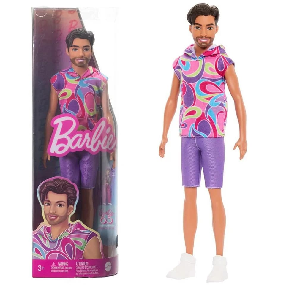 Mattel® Anziehpuppe Barbie Fashionistas Ken Brünett Totally Hair Look - Bild 2