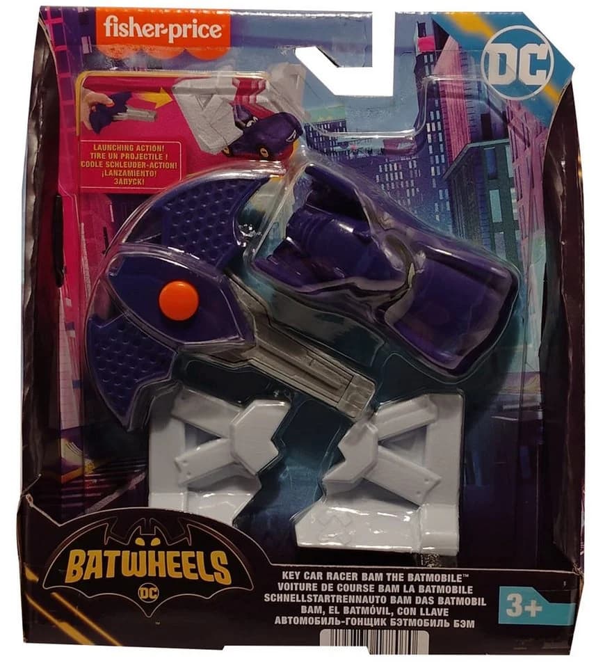 Fisher-Price Batwheels Bam Spielzeugauto Lila mit Aktivierungsschlüssel - Bild 2