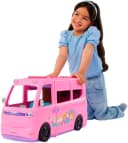 Barbie Super Abenteuer Camper Spielzeug-Auto Rosa Bild 3