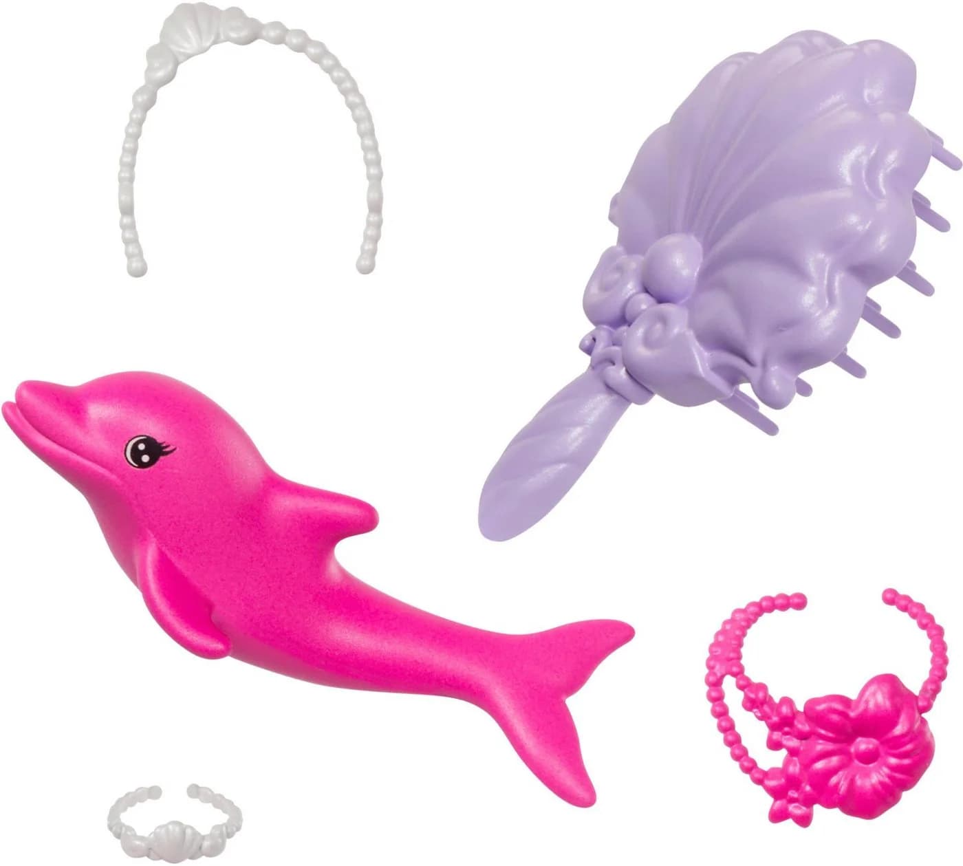 Barbie Meerjungfrauenpuppe Malibu mit Farbwechsel Rosa Violett - Bild 4
