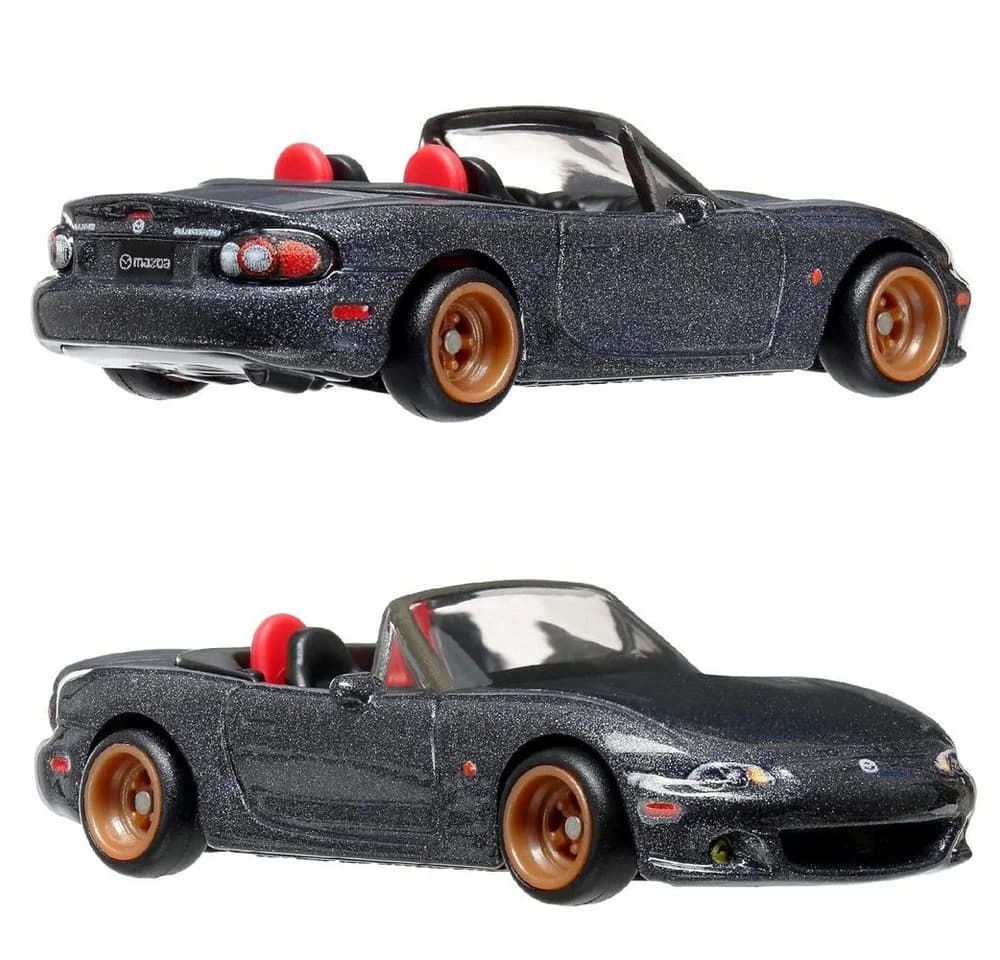 Hot Wheels Spielzeug-Rennwagen Mazda Mazdaspeed Miata + RX7 FC Pandem - Bild 4