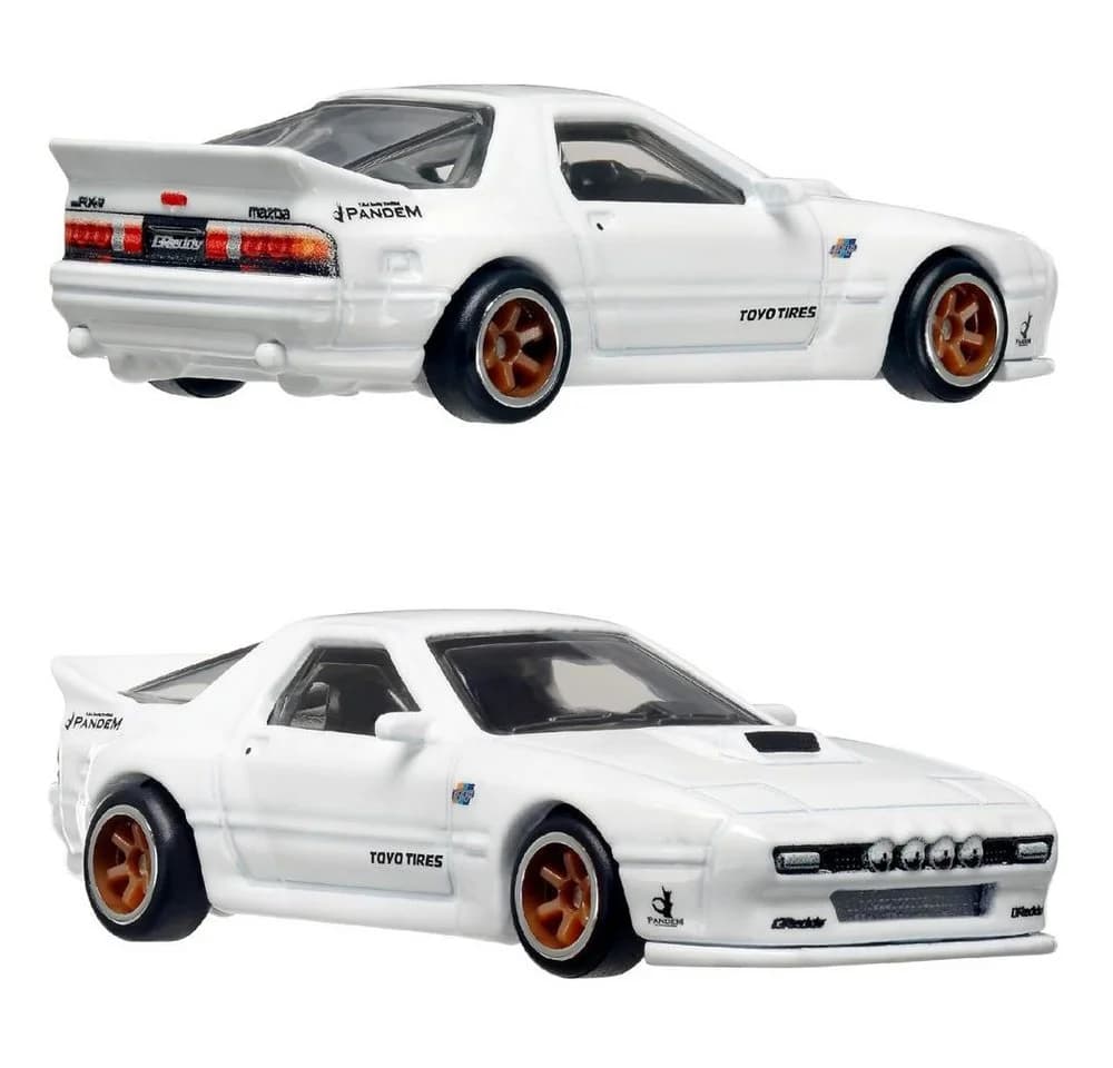 Hot Wheels Spielzeug-Rennwagen Mazda Mazdaspeed Miata + RX7 FC Pandem - Bild 5