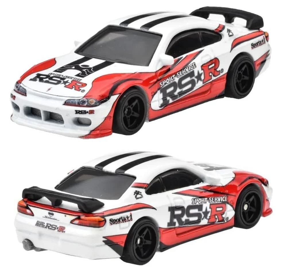 Hot Wheels Premium Nissan 240SX S14 + Silvia S15 2er Set Die-Cast - Bild 3