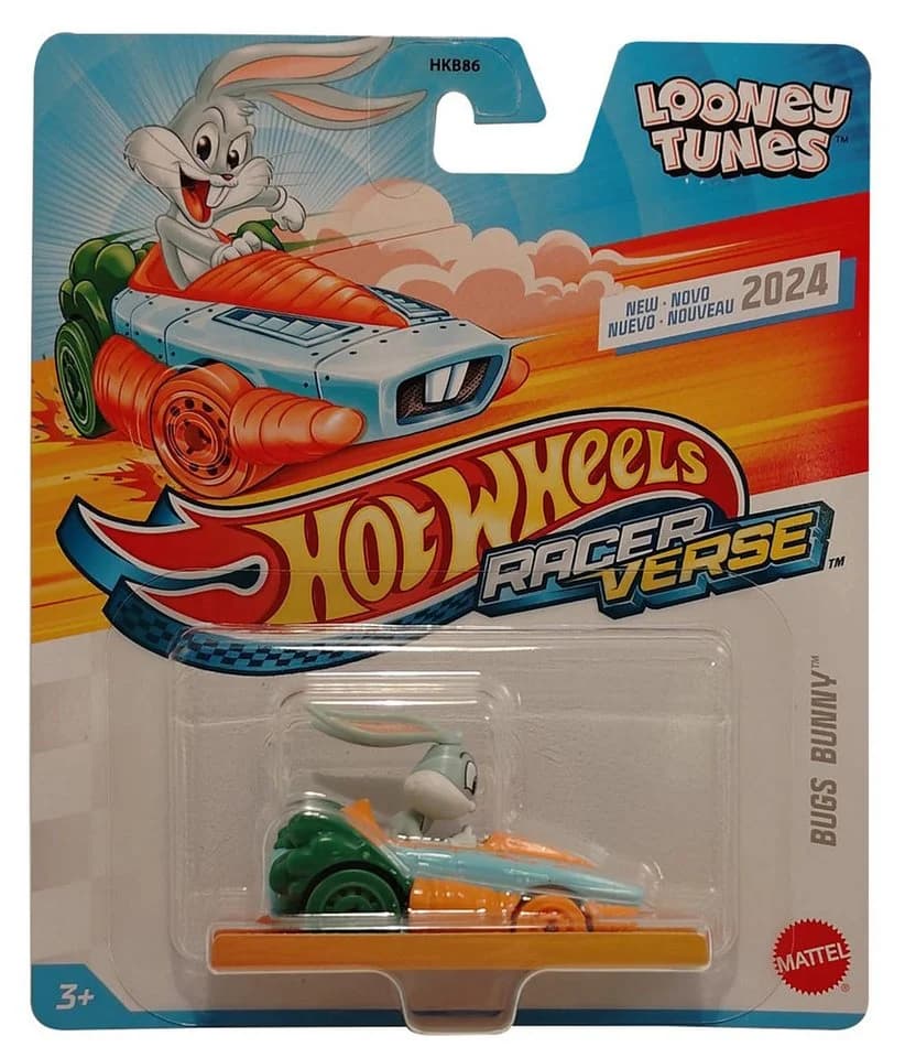 Hot Wheels Racer Verse Bugs Bunny Spielzeugauto Looney Tunes Bunt - Bild 2
