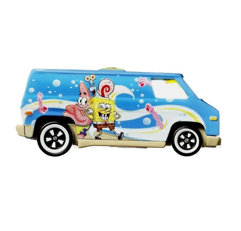 Hot Wheels Spielzeug-Rennwagen 70s Van SpongeBob 25 Jahre - Bild 3