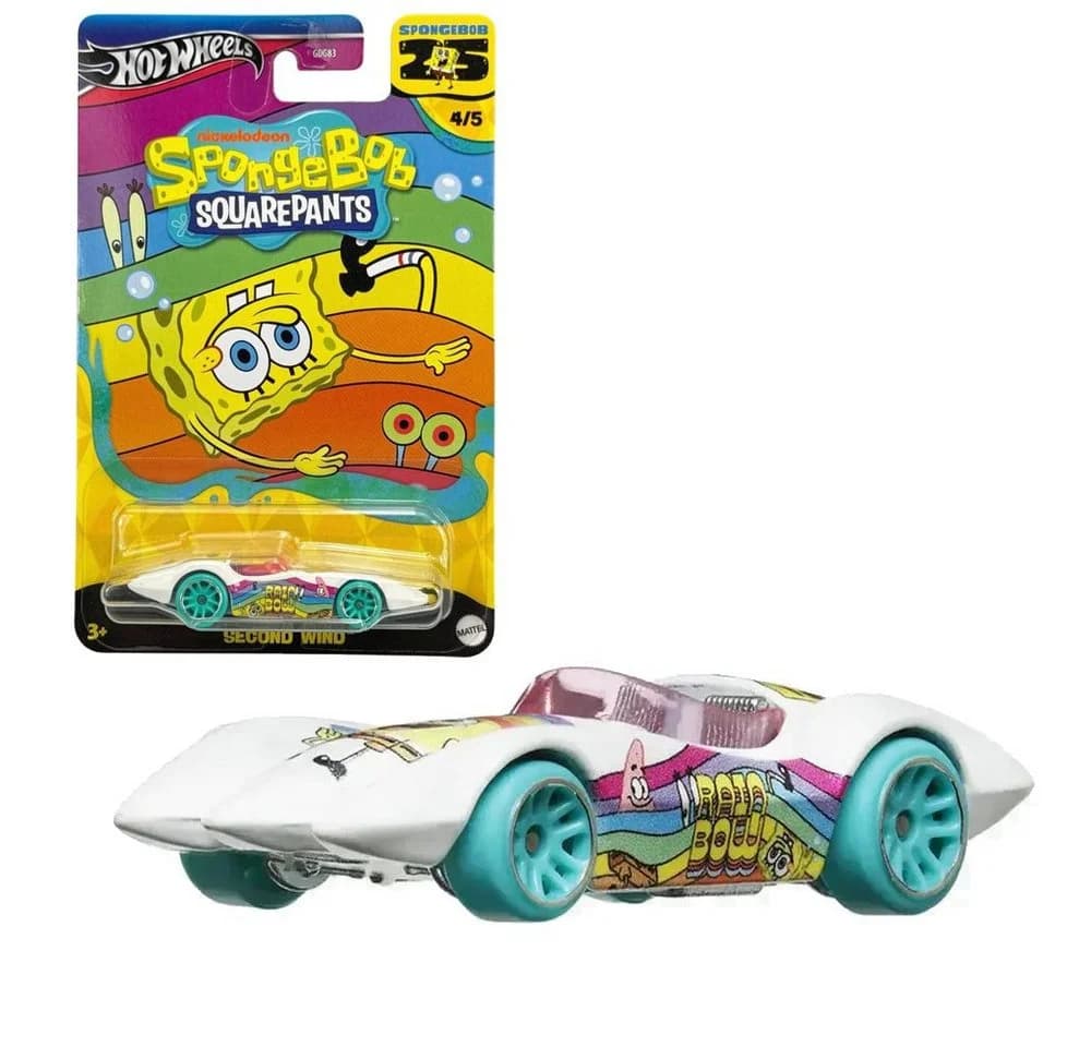Hot Wheels Second Wind SpongeBob 25 Jahre Rennwagen - Bild 2
