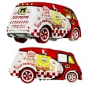 Hot Wheels Spielzeug-Rennwagen Quick D-Livery Spongebob 25 Jahre Mattel HRV54 Bild 3