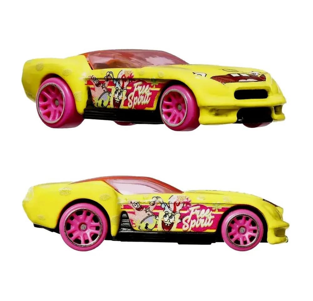 Hot Wheels Spielzeug-Rennwagen Pony-Up SpongeBob 25 Jahre Mattel HRV53 - Bild 3