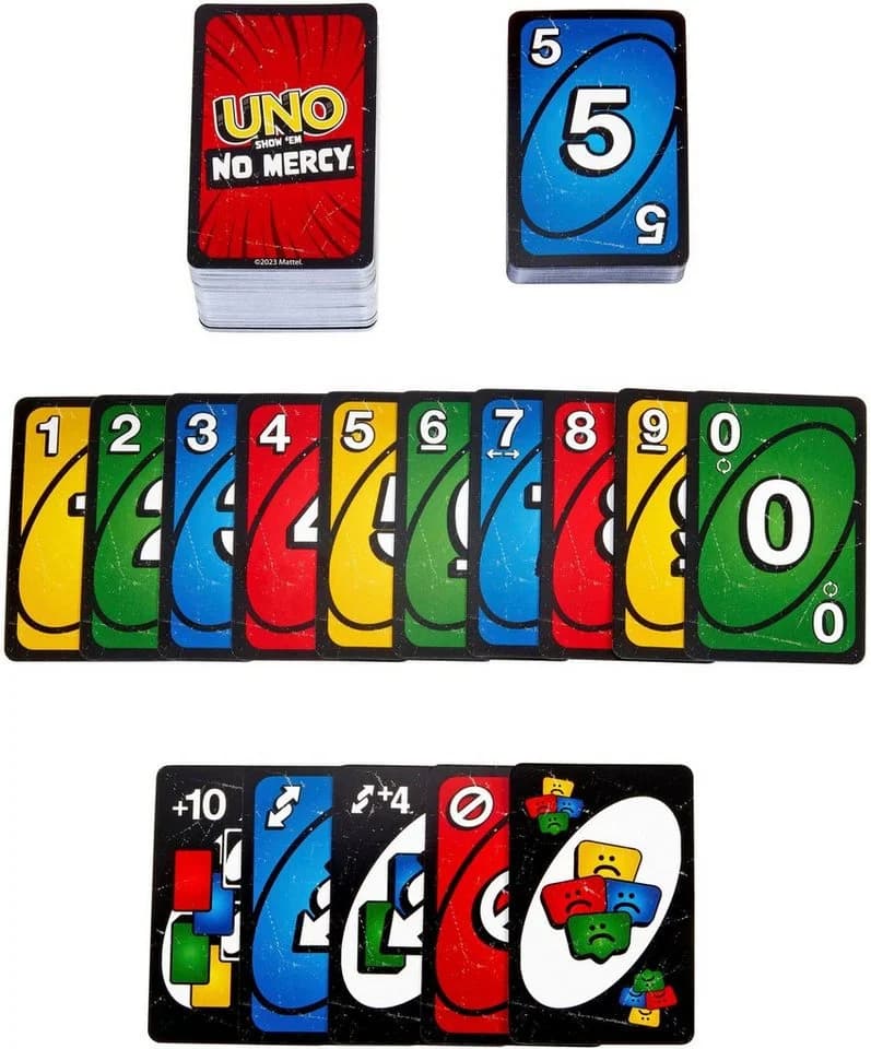 Mattel Games UNO Show 'em No Mercy Kartenspiel - Bild 4