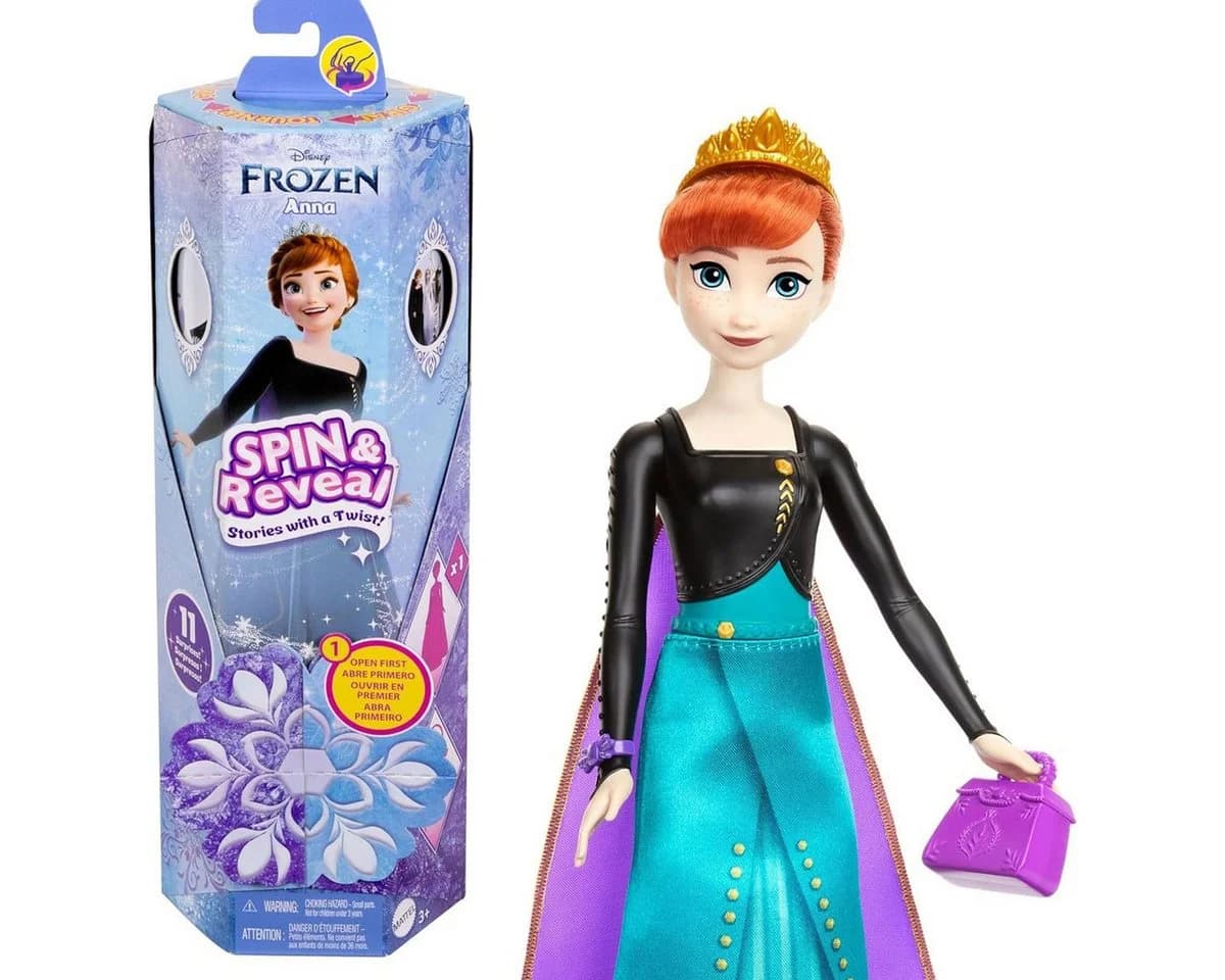 Mattel® Anziehpuppe Disney Die Eiskönigin Spin & Reveal Anna Bunt - Bild 2