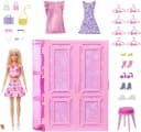 Barbie Spielwelt Traumkleiderschrank mit Modepuppe Rosa Bild 2