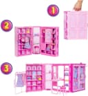 Barbie Spielwelt Traumkleiderschrank mit Modepuppe Rosa Bild 4