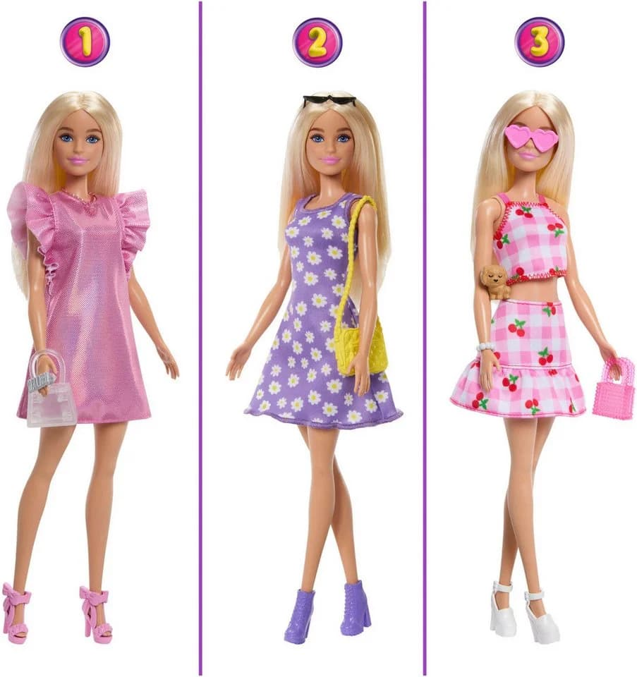 Barbie Spielwelt Traumkleiderschrank mit Modepuppe Rosa - Bild 5