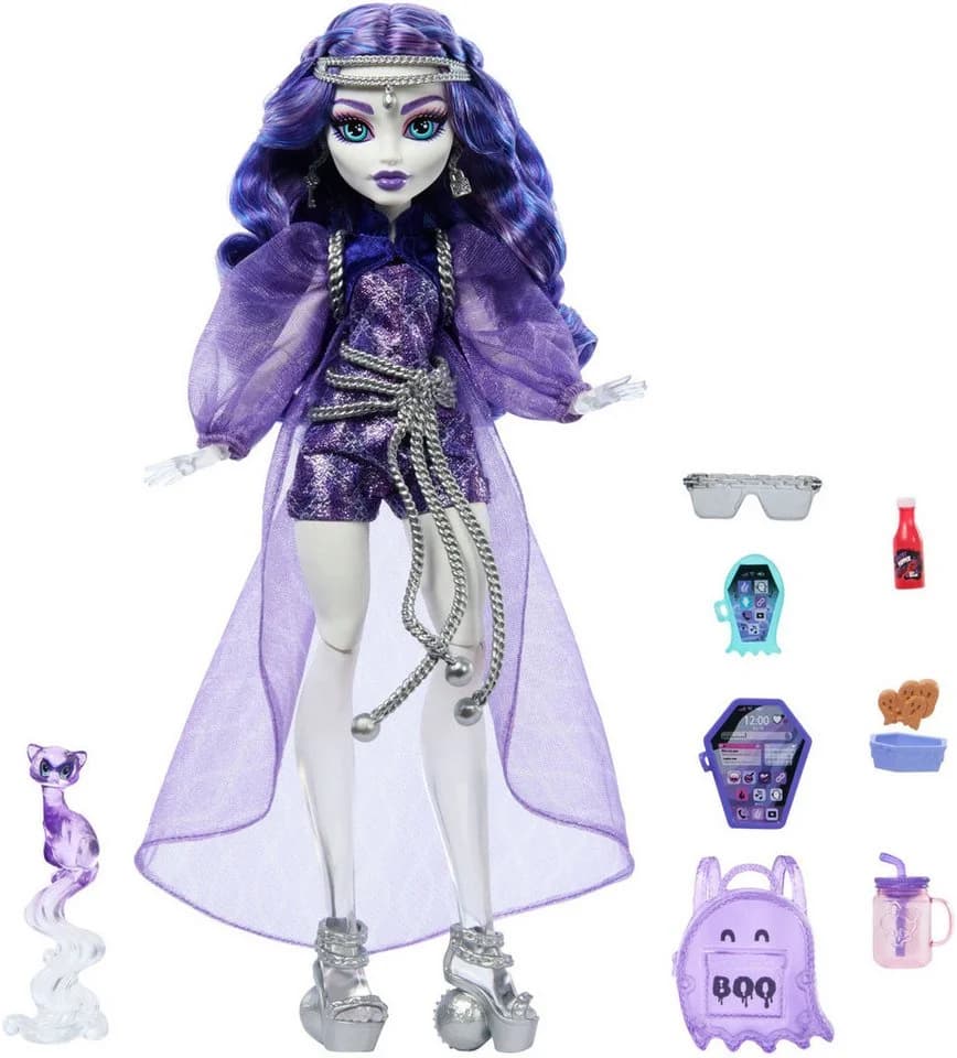 MonsterHigh™ Anziehpuppe Spectra Vondergeist mit Frettchen - Bild 2