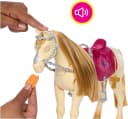 Barbie Anziehpuppe Mysteries: Das geheimnisvolle Pferdeabenteuer Spielzeugpferd interaktiv mit Sound Bild 3