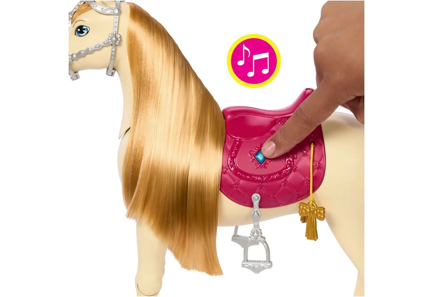 Barbie Anziehpuppe Mysteries: Das geheimnisvolle Pferdeabenteuer Spielzeugpferd interaktiv mit Sound - Bild 5