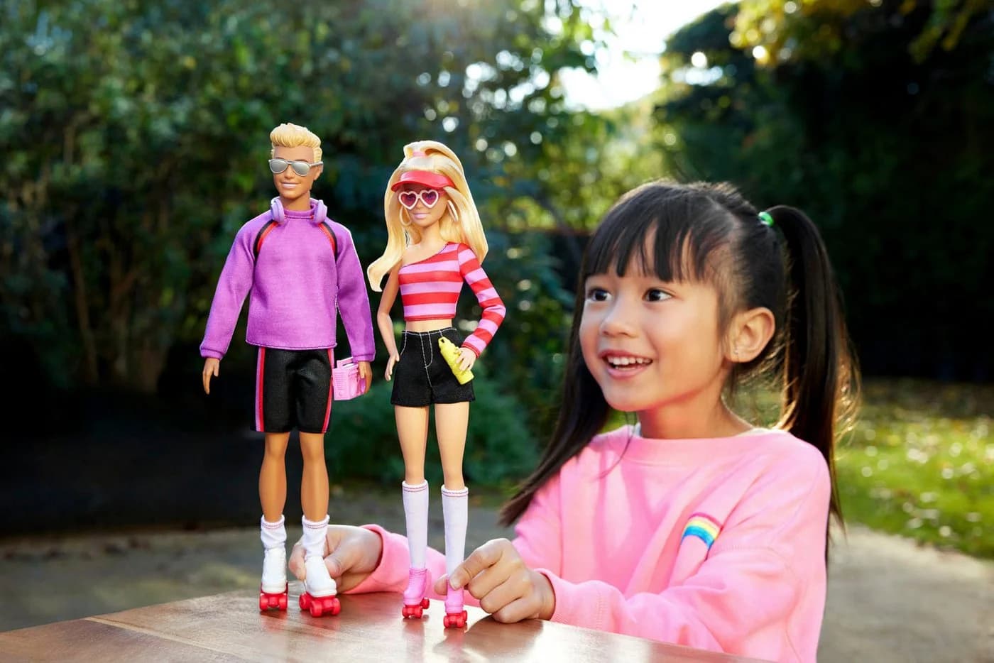 Mattel Barbie Fashionistas Set 2 Puppen Ken & Barbie blond 65. Jubiläum - Bild 2