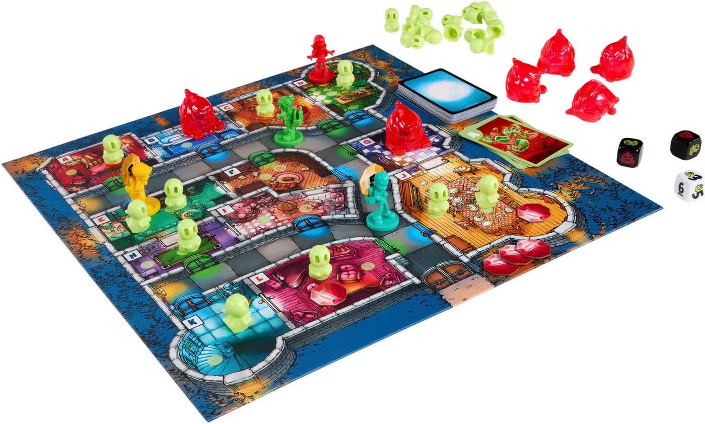Mattel Games Geister, Geister, Schatzsuchmeister Familienspiel Jubiläumsausgabe