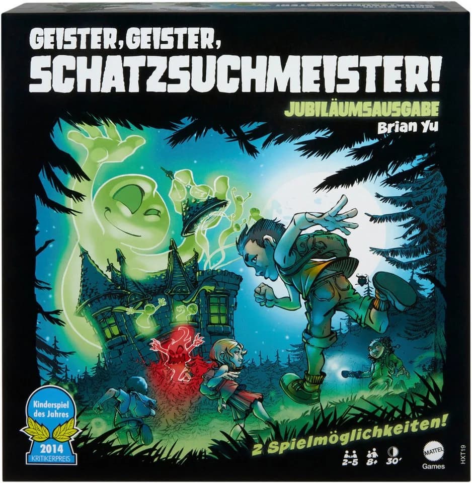 Mattel Games Geister, Geister, Schatzsuchmeister Familienspiel Jubiläumsausgabe - Bild 2