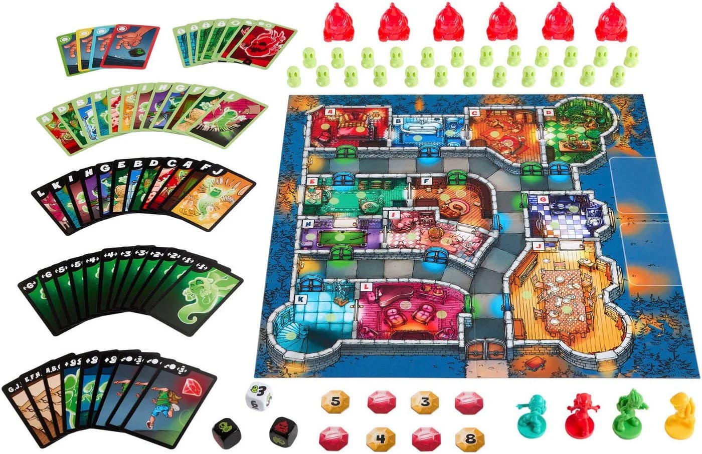 Mattel Games Geister, Geister, Schatzsuchmeister Familienspiel Jubiläumsausgabe - Bild 3