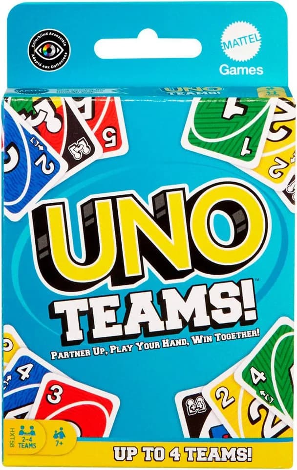 Mattel Games UNO Teams Kartenspiel Bunt - Bild 2