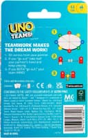 Mattel Games UNO Teams Kartenspiel Bunt Bild 4