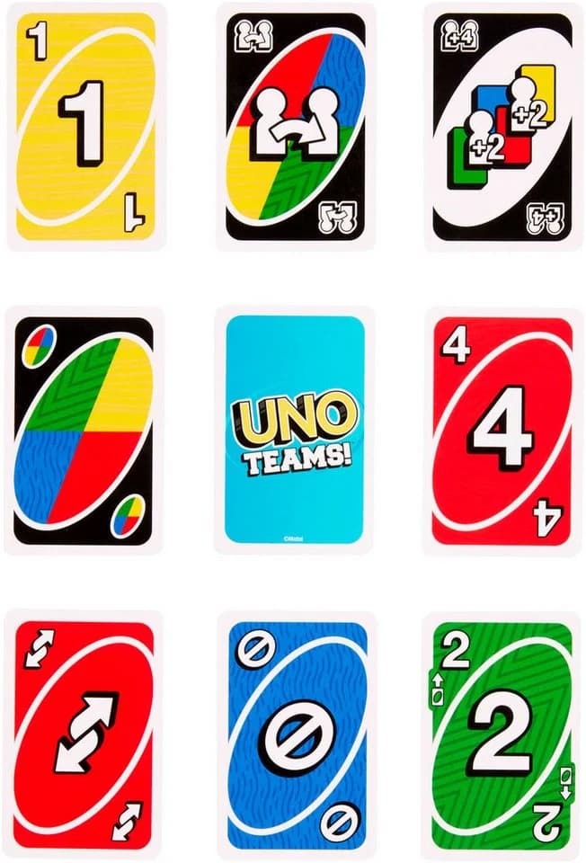 Mattel Games UNO Teams Kartenspiel Bunt - Bild 5