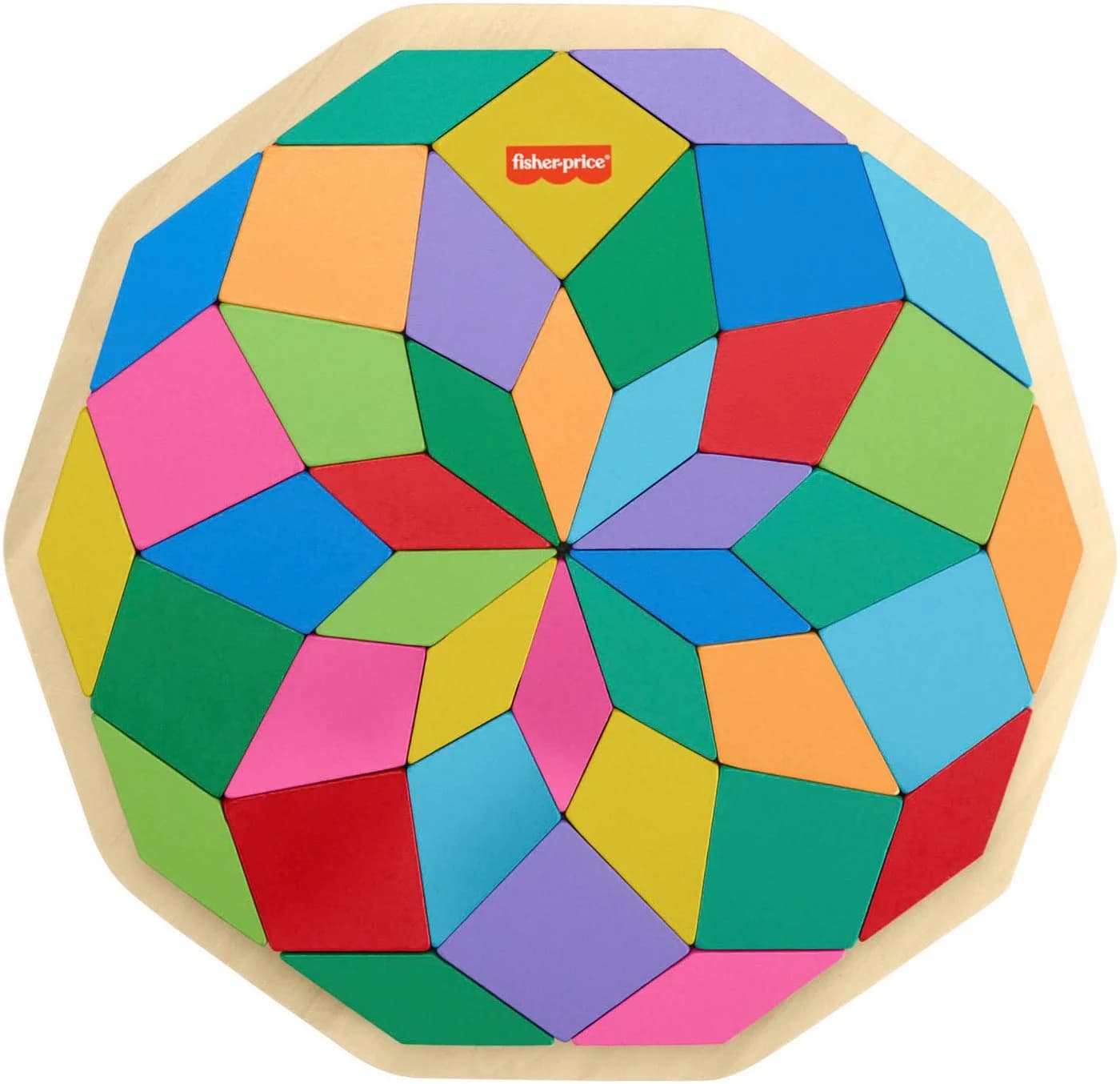 Fisher-Price® Konturenpuzzle Mandala 40 Teile Bunt Holz - Bild 3