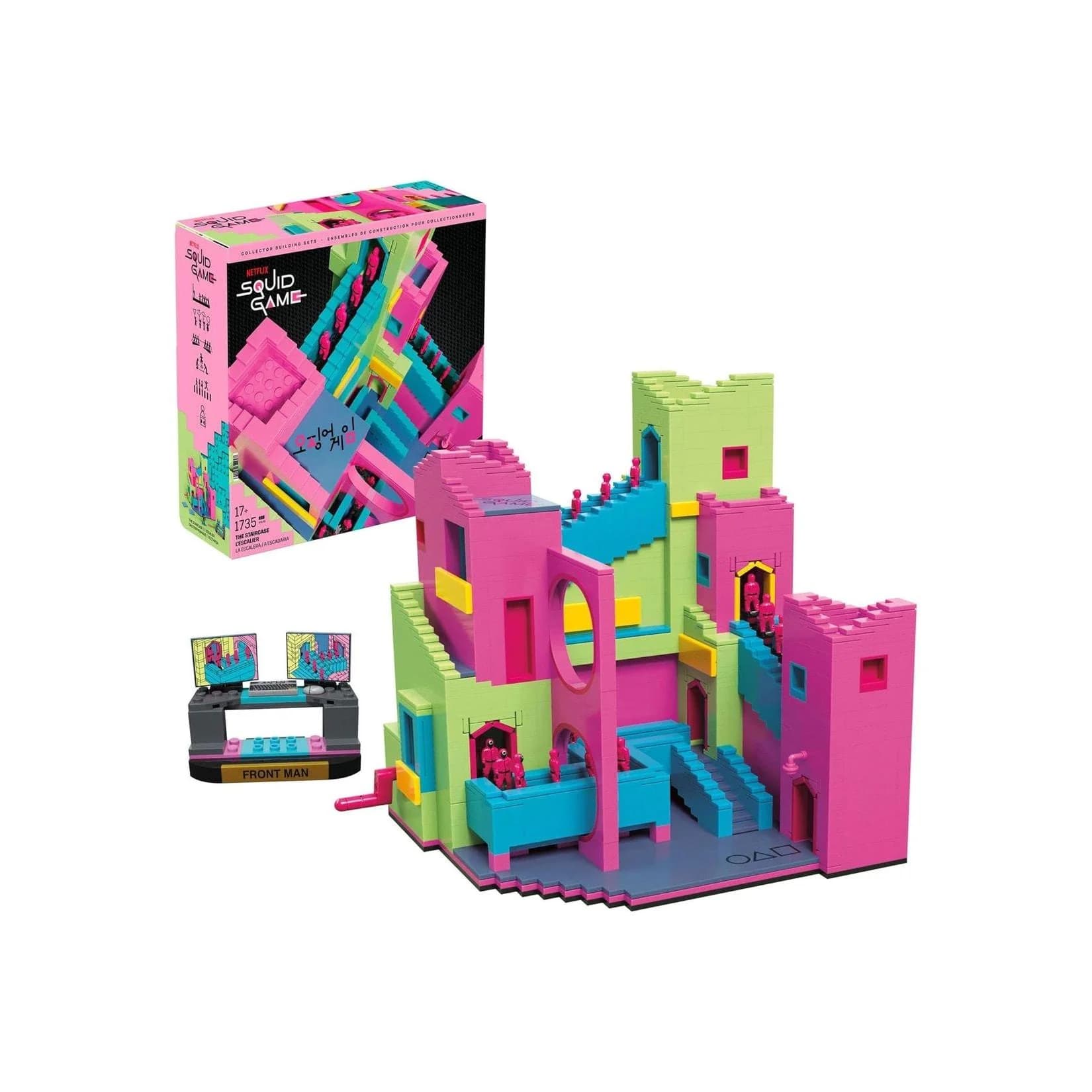 MEGA Showcase Squid Game Set Konstruktions-Spielset 1707 Teile