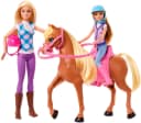 Barbie Anziehpuppe Sisters Riding Lesson - Barbie & Stacie Puppen mit Pferd Bild 2