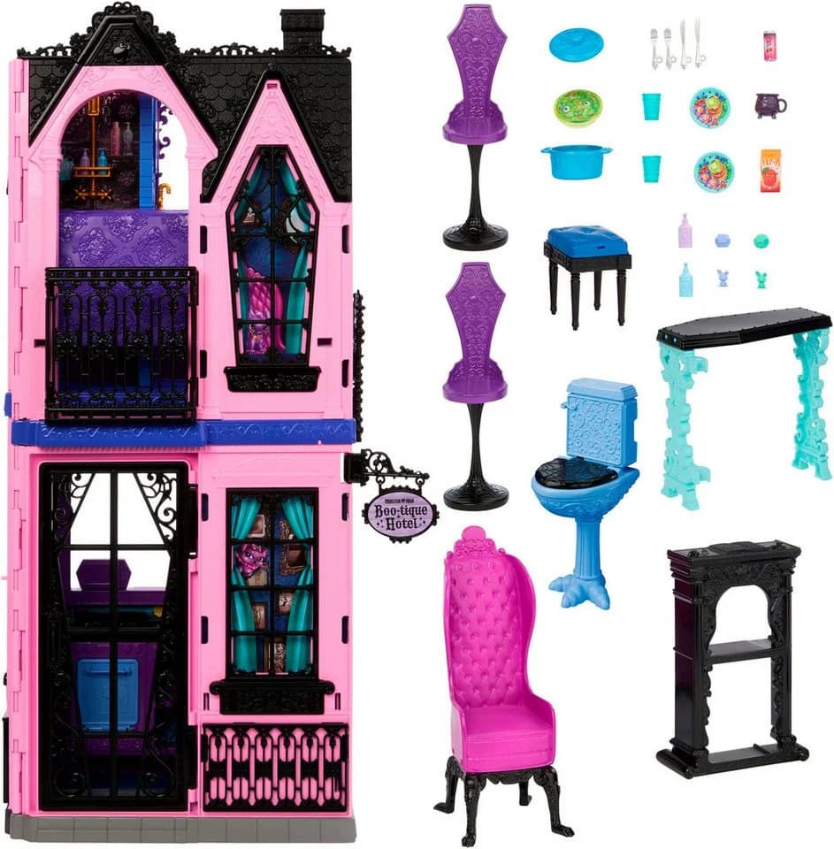 MonsterHigh™ Puppenhaus Monster High Boo-tique Hotel Bunt - Bild 3