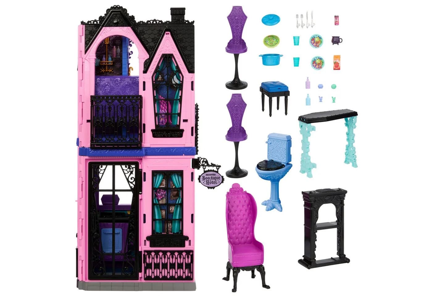 MonsterHigh™ Puppenhaus Monster High Boo-tique Hotel Bunt - Bild 4