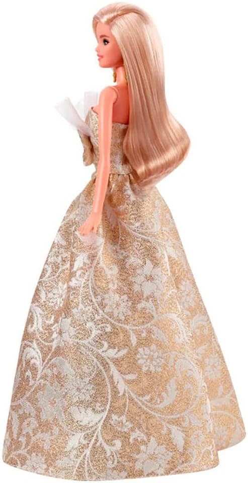 Barbie Signature Holiday Barbie 2025 Anziehpuppe Goldfarben - Bild 5
